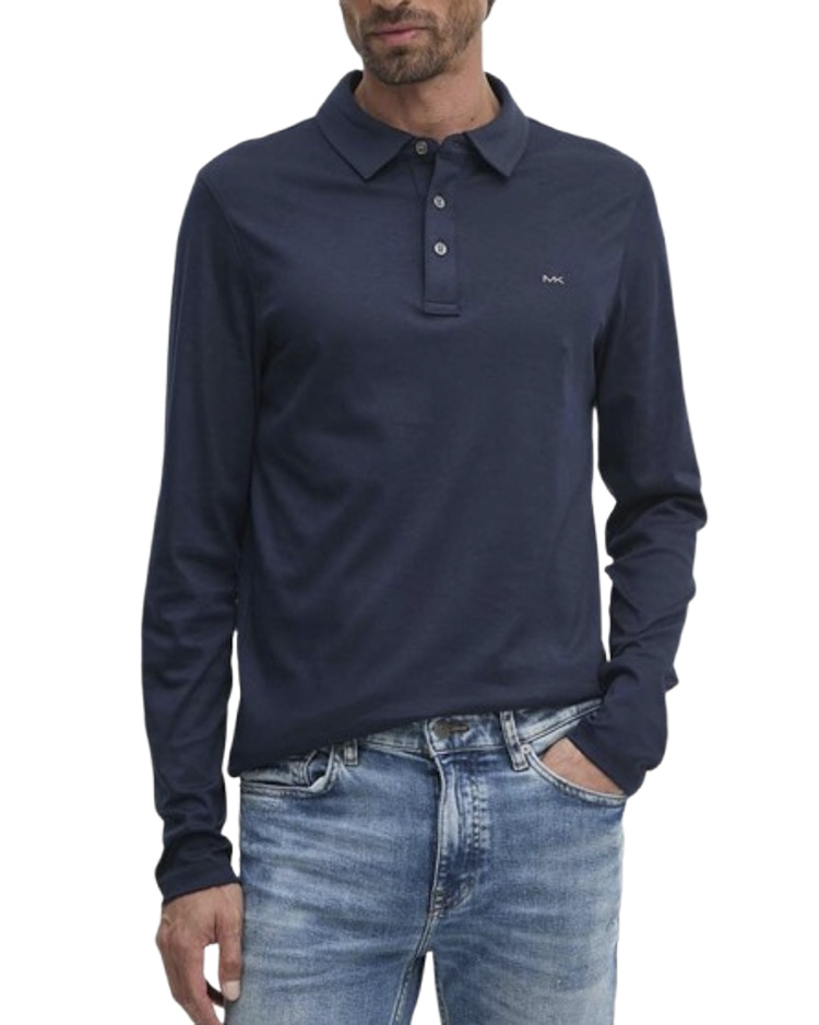 Ανδρικό Μακρυμάνικο Polo Navy Μπλε Michael Kors CF150CFC93-401