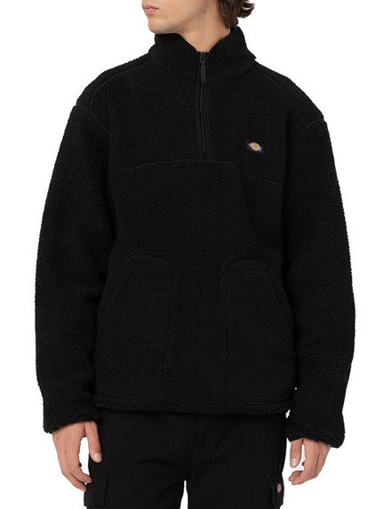 Men's Black Mount Hope Quarter Zip Fleece Dickies DK0A4YEF-BLK1