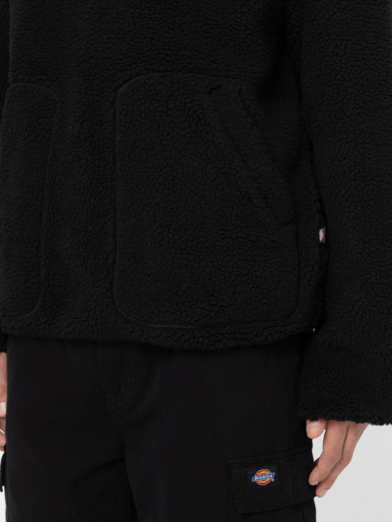 Men's Black Mount Hope Quarter Zip Fleece Dickies DK0A4YEF-BLK1