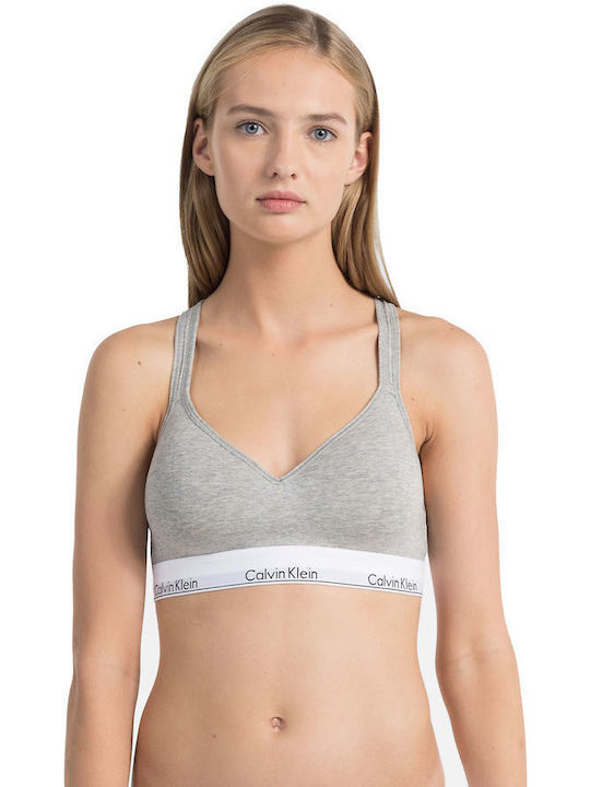 Women's Grey Lift Bralette Calvin Klein 000QF1654E-020