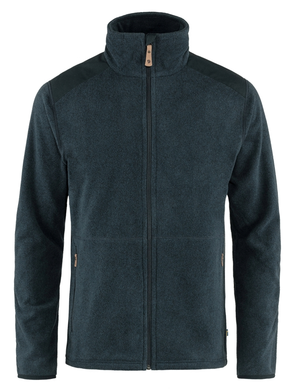 Ανδρική Sten Fleece Ζακέτα Navy Μπλε Fjallraven 81765-555 DARK NAVY