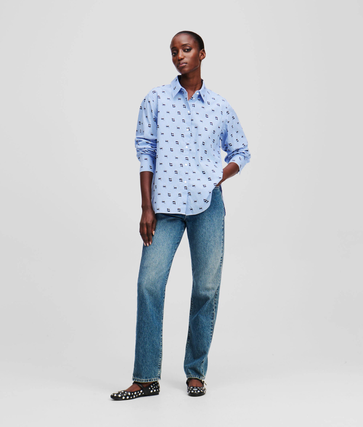 Γυναικείο Ikon Πουκάμισο Γαλάζιο Karl Lagerfeld A1W11038-Q31 KENTUCKY BLUE ST