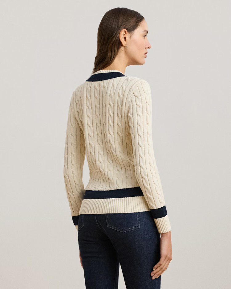 Γυναικείο Meren Πουλόβερ Εκρού Ralph Lauren 200957479001-101