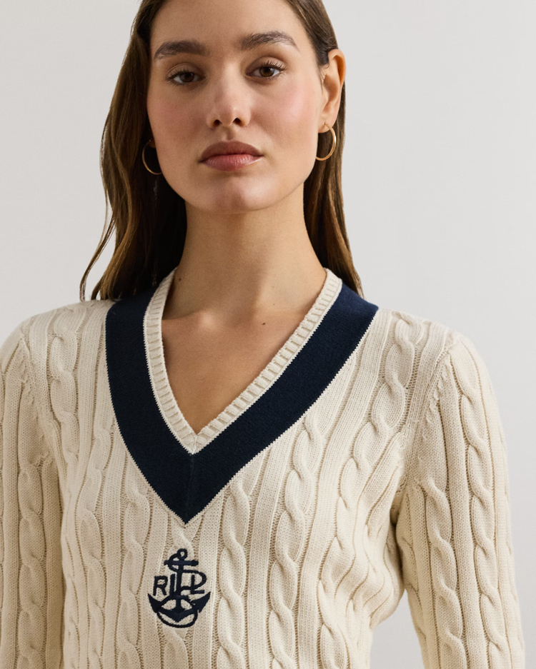 Γυναικείο Meren Πουλόβερ Εκρού Ralph Lauren 200957479001-101