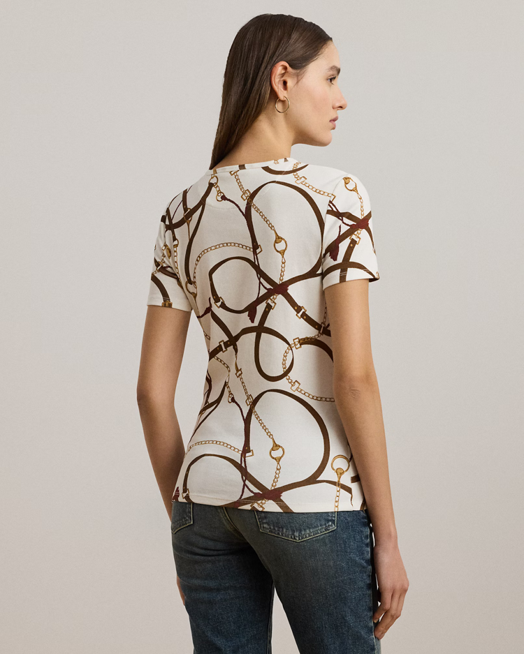 Γυναικείο Alli T-shirt Εκρού Ralph Lauren 200963888001-100