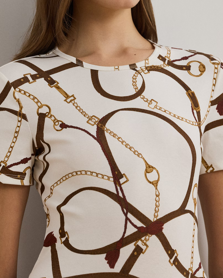 Γυναικείο Alli T-shirt Εκρού Ralph Lauren 200963888001-100