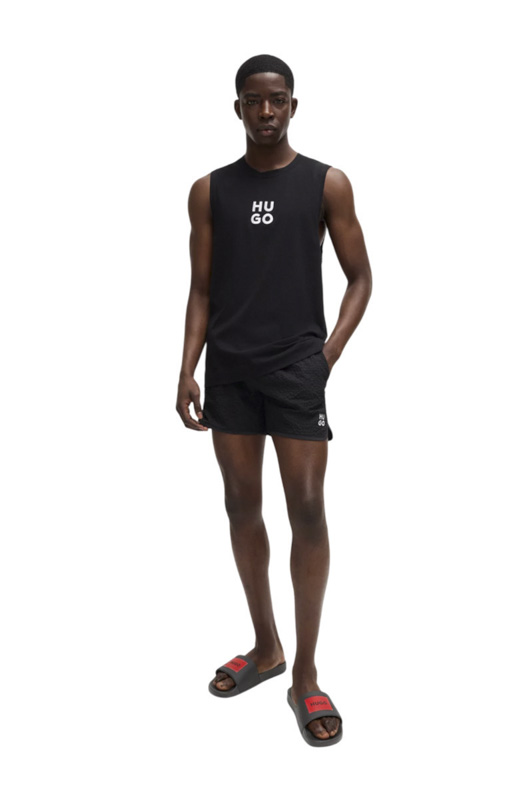 Ανδρικές Timein Παντόφλες Μαύρες Hugo 50548061-001