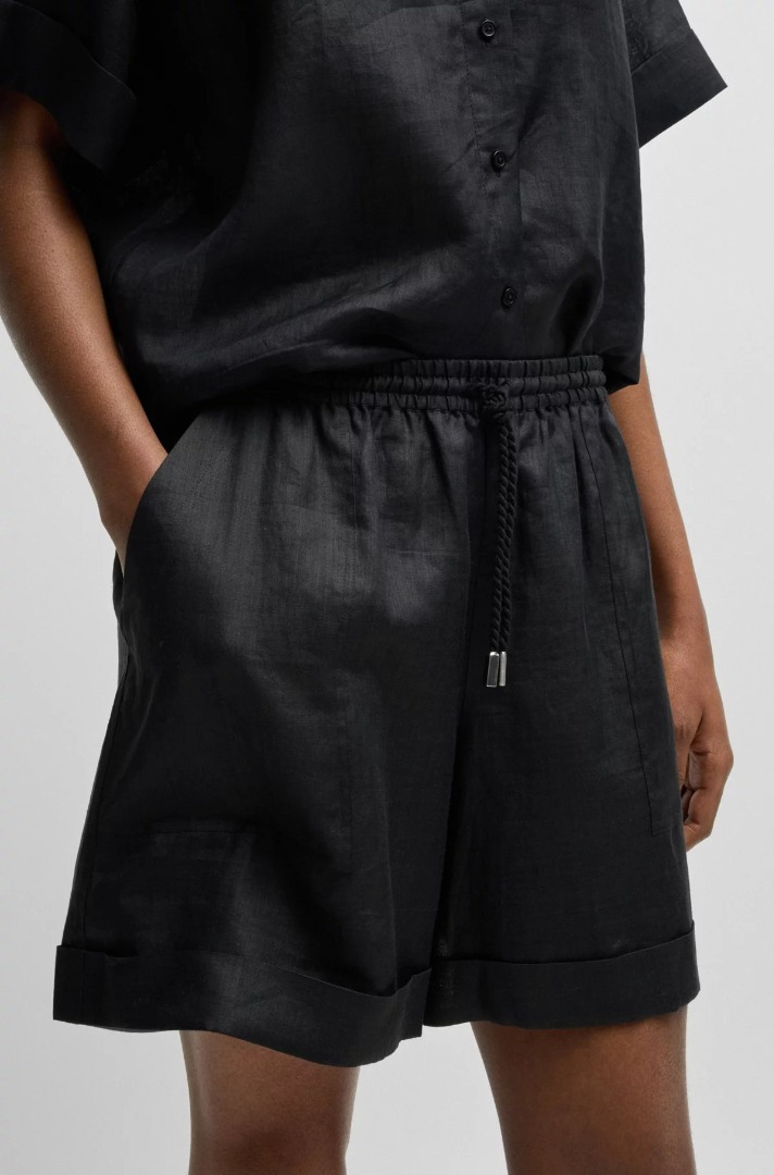 Γυναικείο C_Tanjina Σορτς Μαύρο Boss 50537924-001