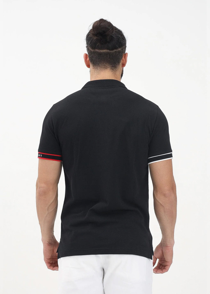 Ανδρικό Polo Μαύρο Tommy Jeans DM0DM21306-BDS