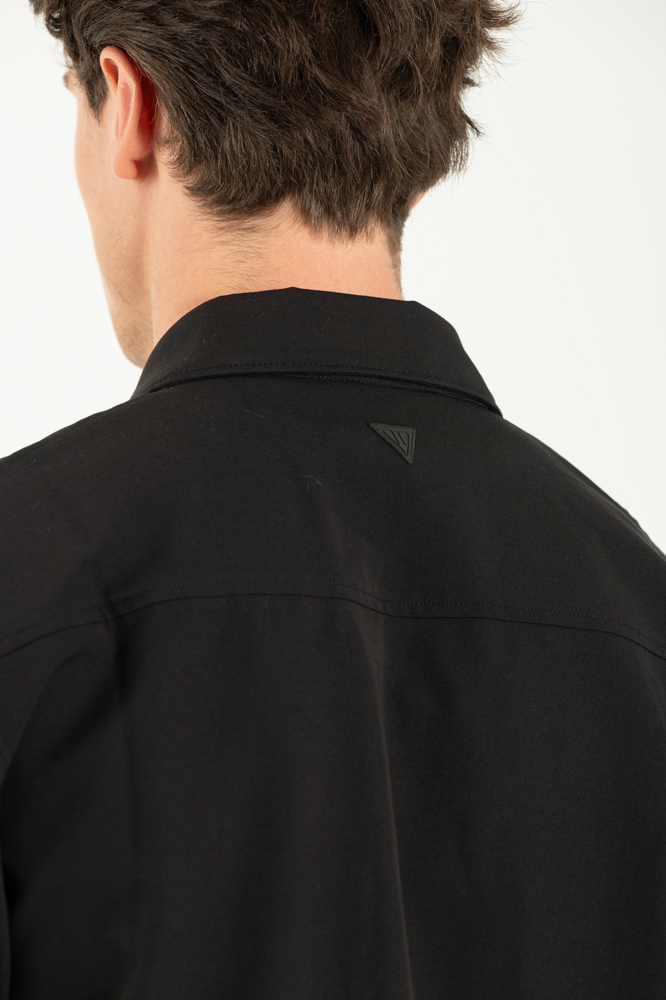 Ανδρικό Overshirt Μαύρο Vittorio BELLAGIOO-BLACK