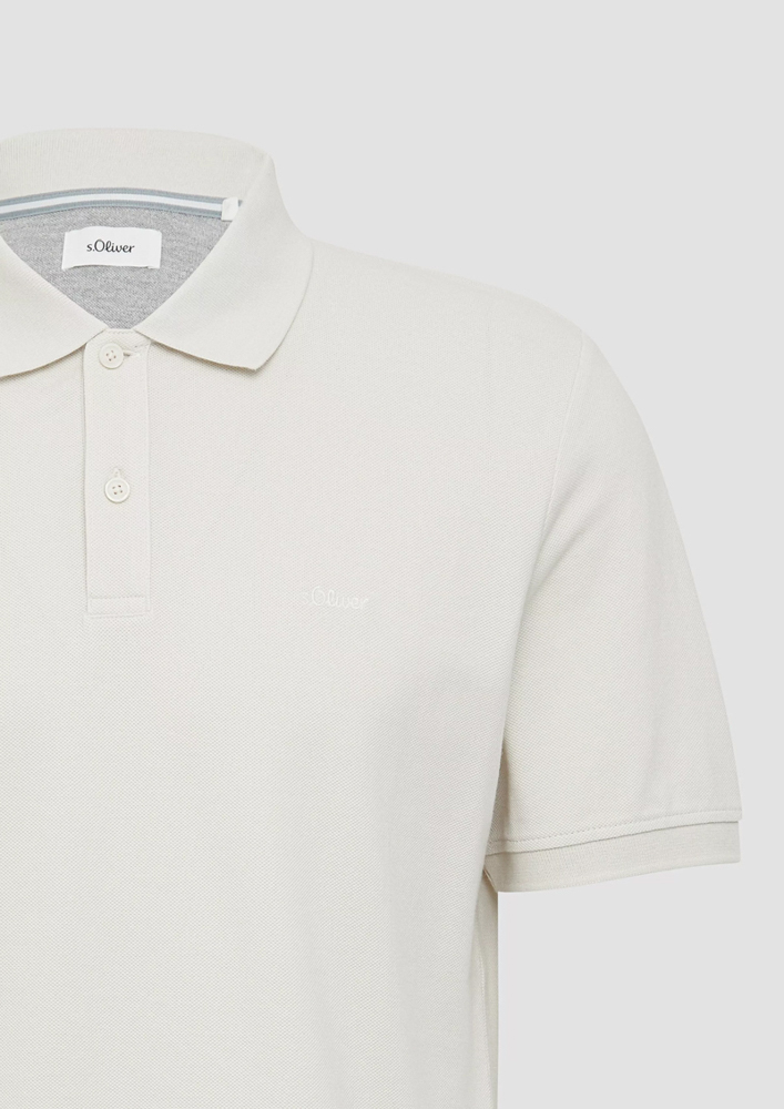 Men's Beige Polo S.Oliver 2164768-8009