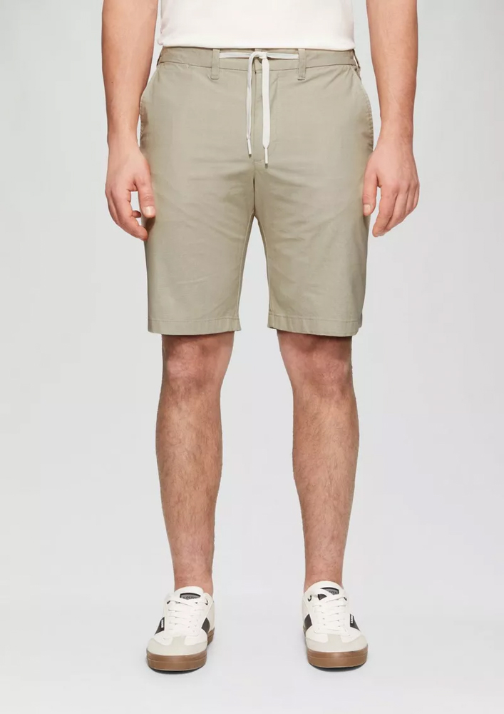 Men's Beige Bermuda Shorts S.Oliver 2162120-81K7