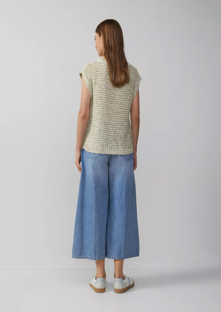 Women's Olive Green Knitted Sweater S.Oliver 2163829-83X1