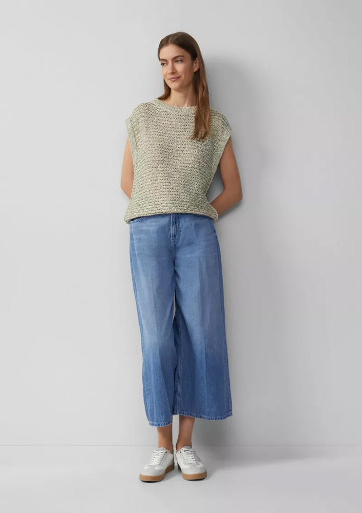 Women's Olive Green Knitted Sweater S.Oliver 2163829-83X1