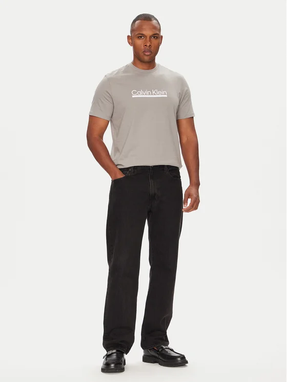 Ανδρικό T-shirt Γκρι Calvin Klein LV04RC852G-PFP