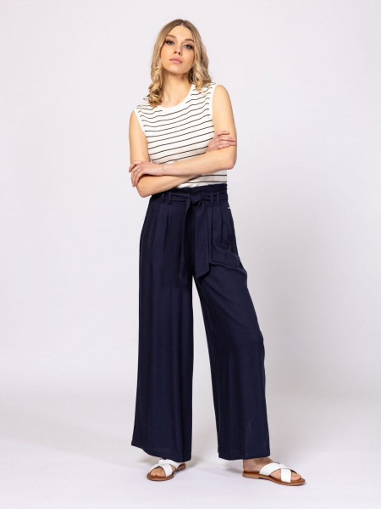 Women's Navy Blue Frema Pants Heavy Tools T86003-NAVY