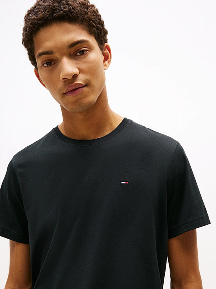 Men's Black Tjm Xslim Jersey Tee Tommy Jeans DM0DM04411-078