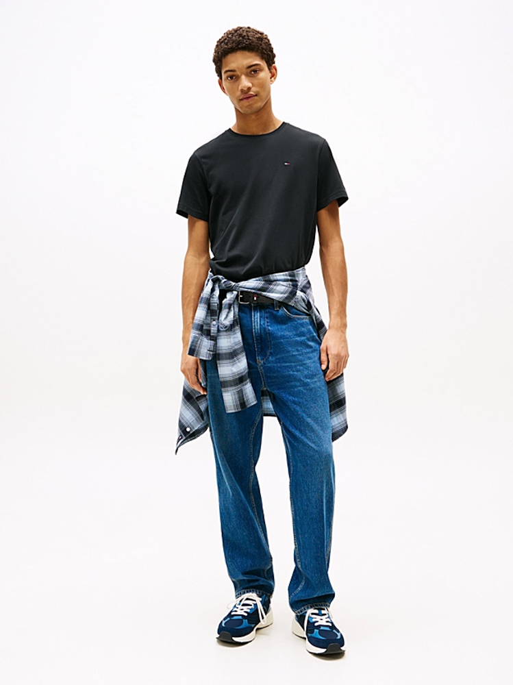 Men's Black Tjm Xslim Jersey Tee Tommy Jeans DM0DM04411-078