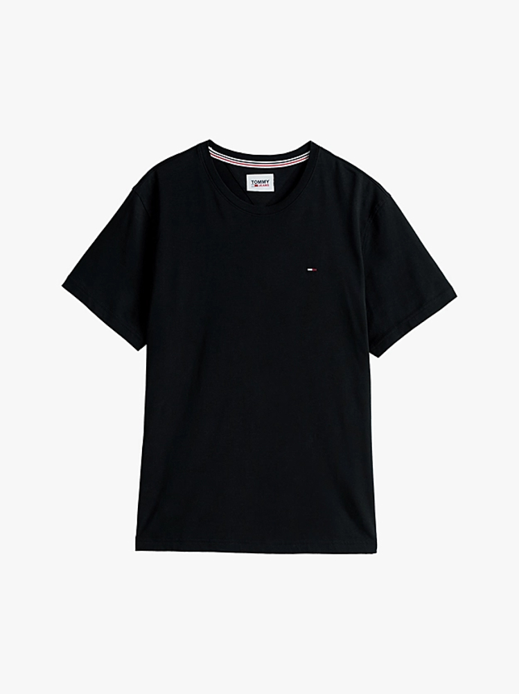 Men's Black Tjm Xslim Jersey Tee Tommy Jeans DM0DM04411-078