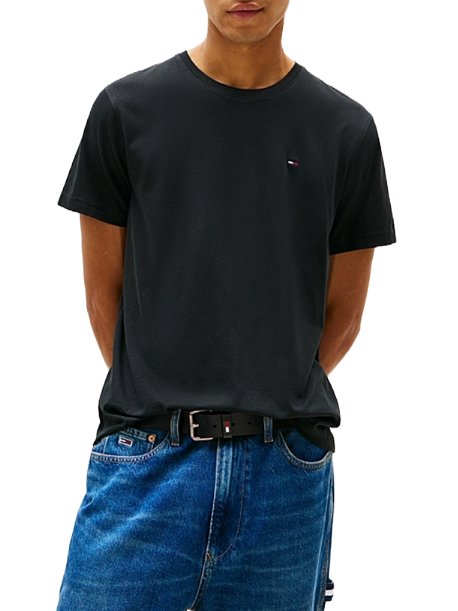 Men's Black Tjm Xslim Jersey Tee Tommy Jeans DM0DM04411-078