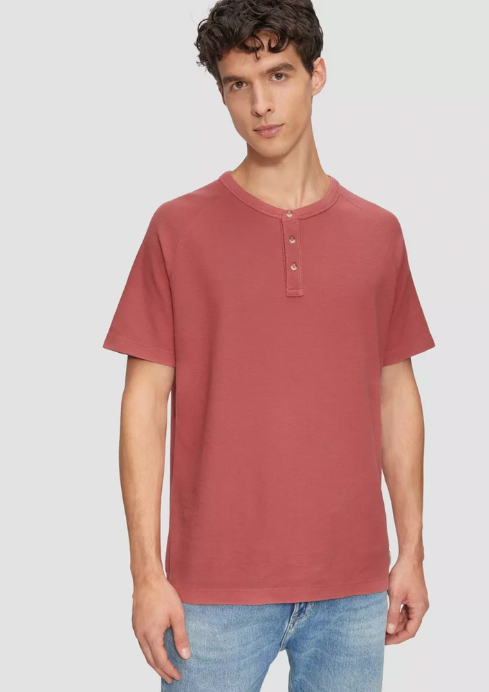 Ανδρικό T-shirt Κόκκινο S.Oliver 2161840-4291