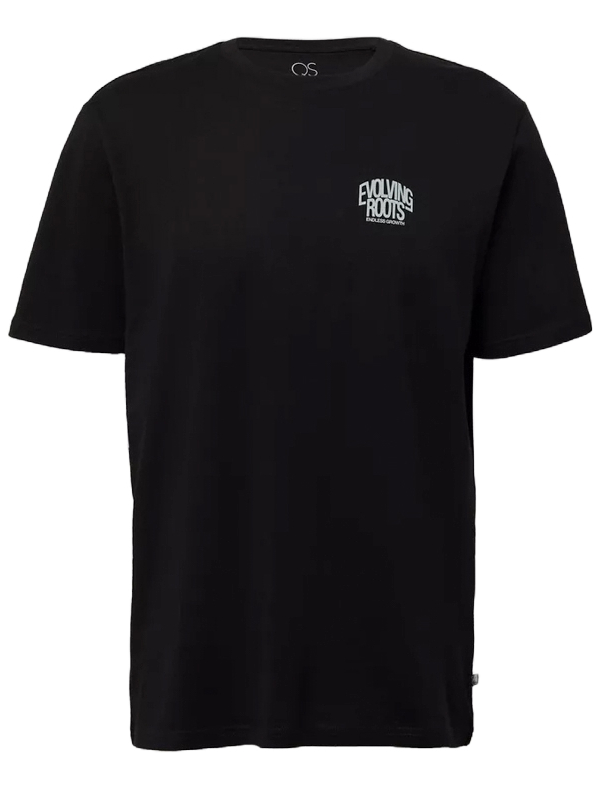 Ανδρικό T-shirt Μαύρο S.Oliver 2167419-9999