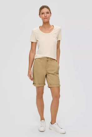 Γυναικείο Σορτς Μπεζ S.Oliver 2163845-8105