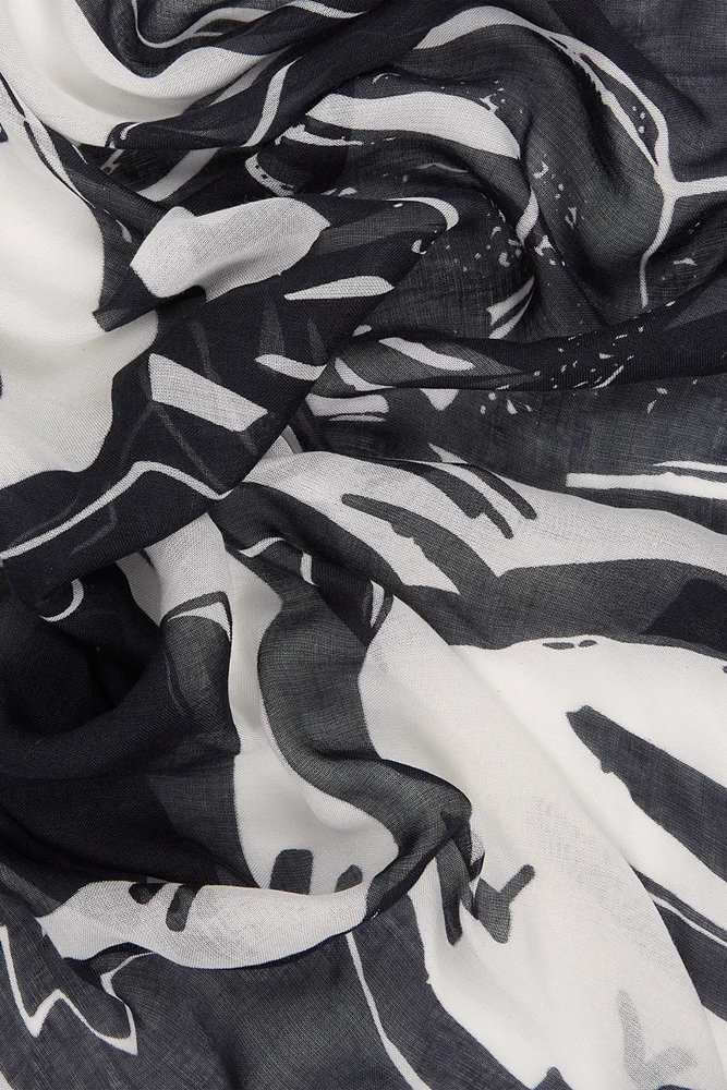 Γυναικείο Φουλάρι Μαύρο Karl Lagerfeld A2W33076-999 BLACK