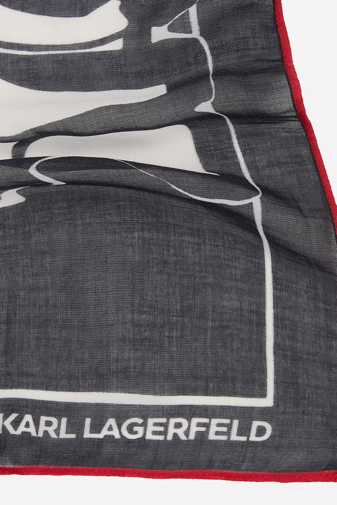 Γυναικείο Φουλάρι Μαύρο Karl Lagerfeld A2W33076-999 BLACK