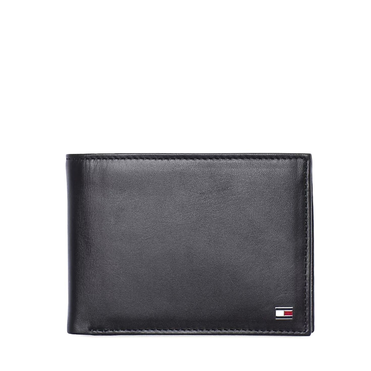 Ανδρικό Δερμάτινο Eton Πορτοφόλι Μαύρο Tommy Hilfiger AM0AM00651-002