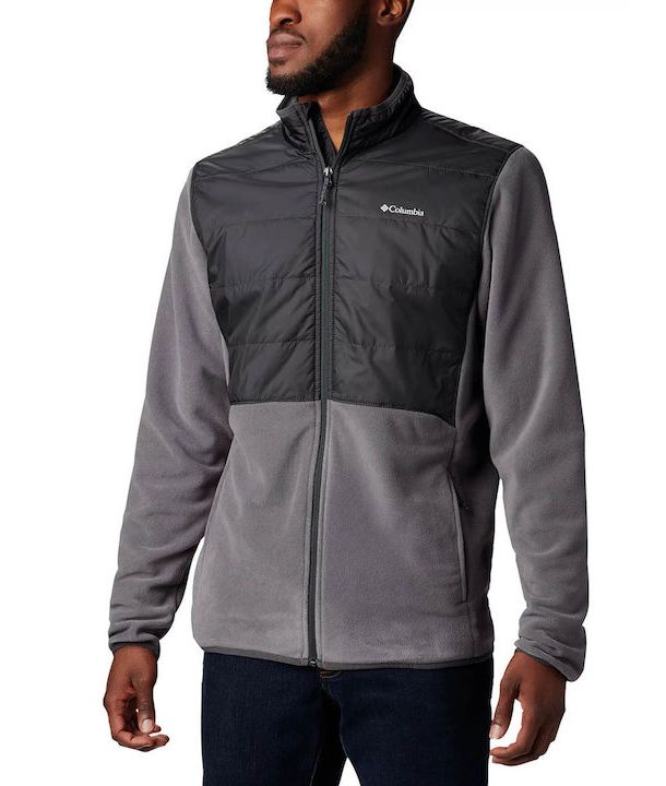 Ανδρική Basin Butte Fleece II Ζακέτα Γκρι Columbia 2101761-023