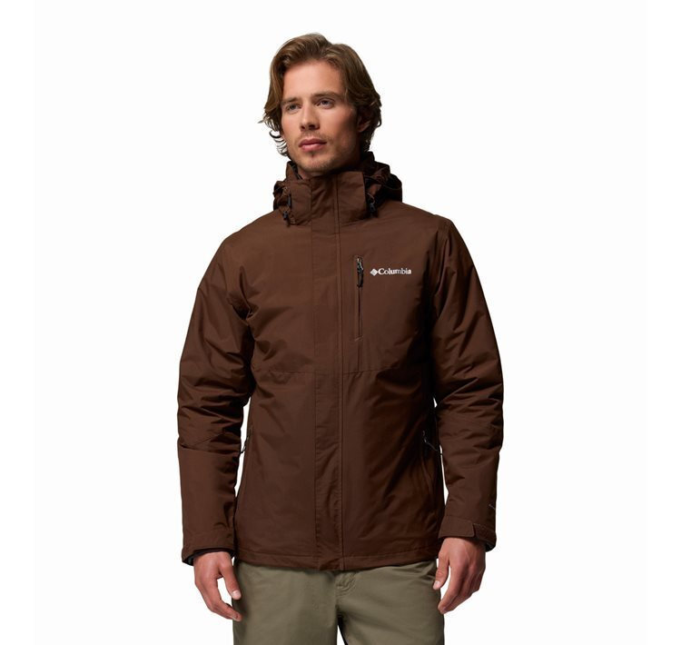 Men's Brown Element Blocker III Interchange Jacket Columbia 2090122-256