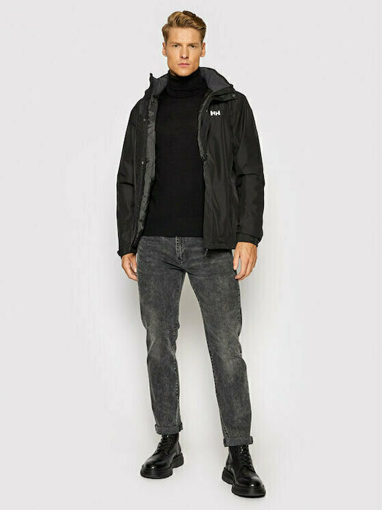 Men's Black HEH Dubliner Insulated Jacket Helly Hansen 53117-990