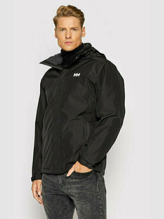 Men's Black HEH Dubliner Insulated Jacket Helly Hansen 53117-990