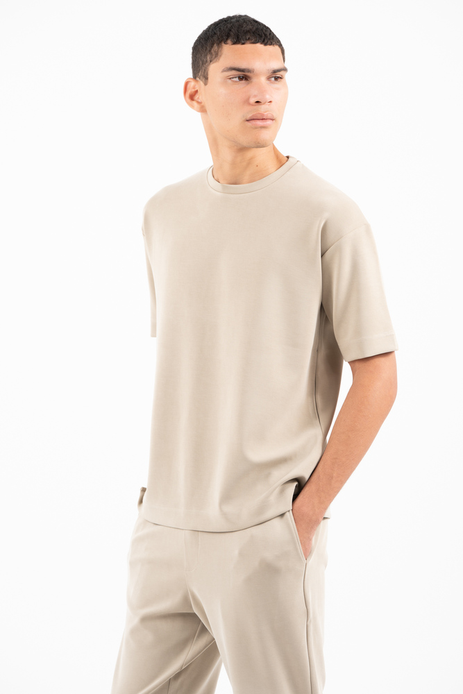 Ανδρικό T-shirt Μπεζ Vittorio JORDAT-FANCO