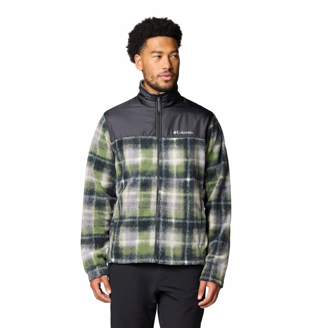 Men's Olive Green Bugaboo III Fleece Interchange Jacket Columbia 2096904-397