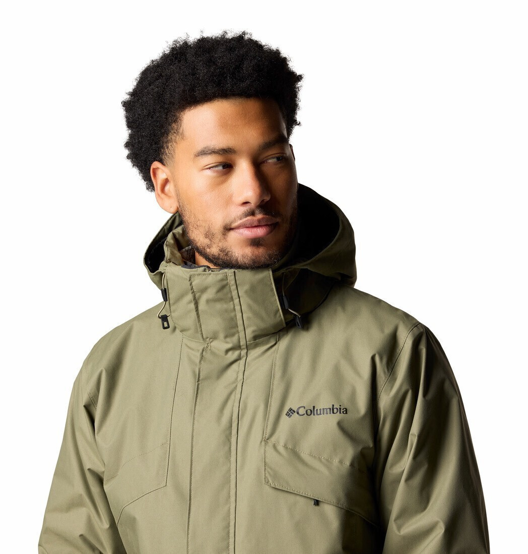 Men's Olive Green Bugaboo III Fleece Interchange Jacket Columbia 2096904-397