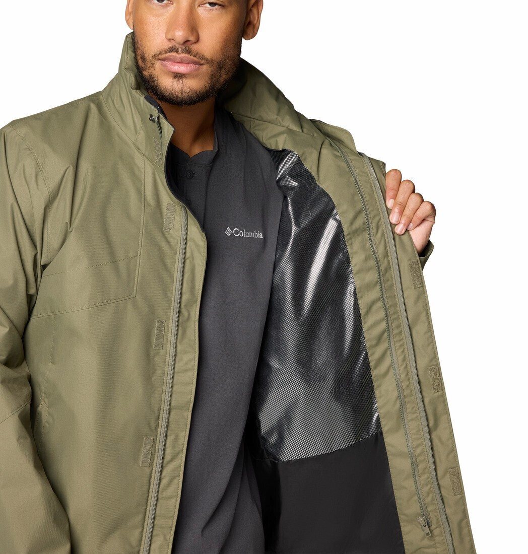 Men's Olive Green Bugaboo III Fleece Interchange Jacket Columbia 2096904-397