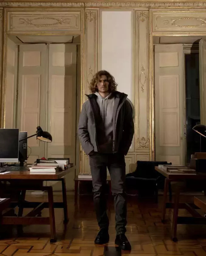 Men's Grey Giubbino Jacket Sseinse GBI1081SS-AN