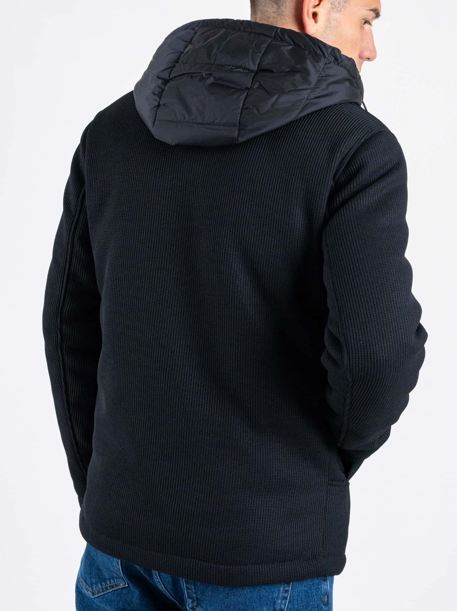 Men's Black Giubbino Jacket Sseinse GBI1090SS-NE