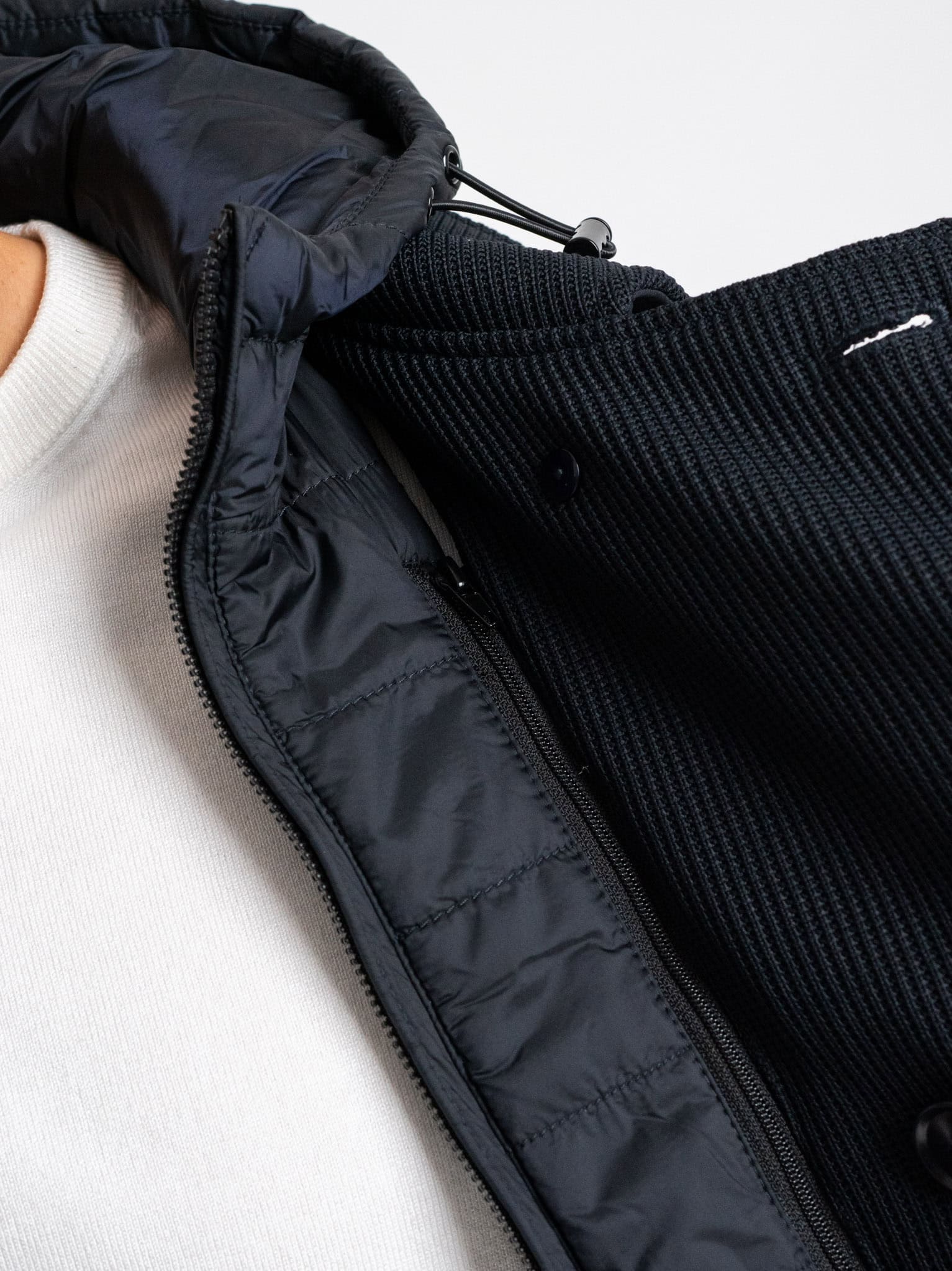 Men's Black Giubbino Jacket Sseinse GBI1090SS-NE