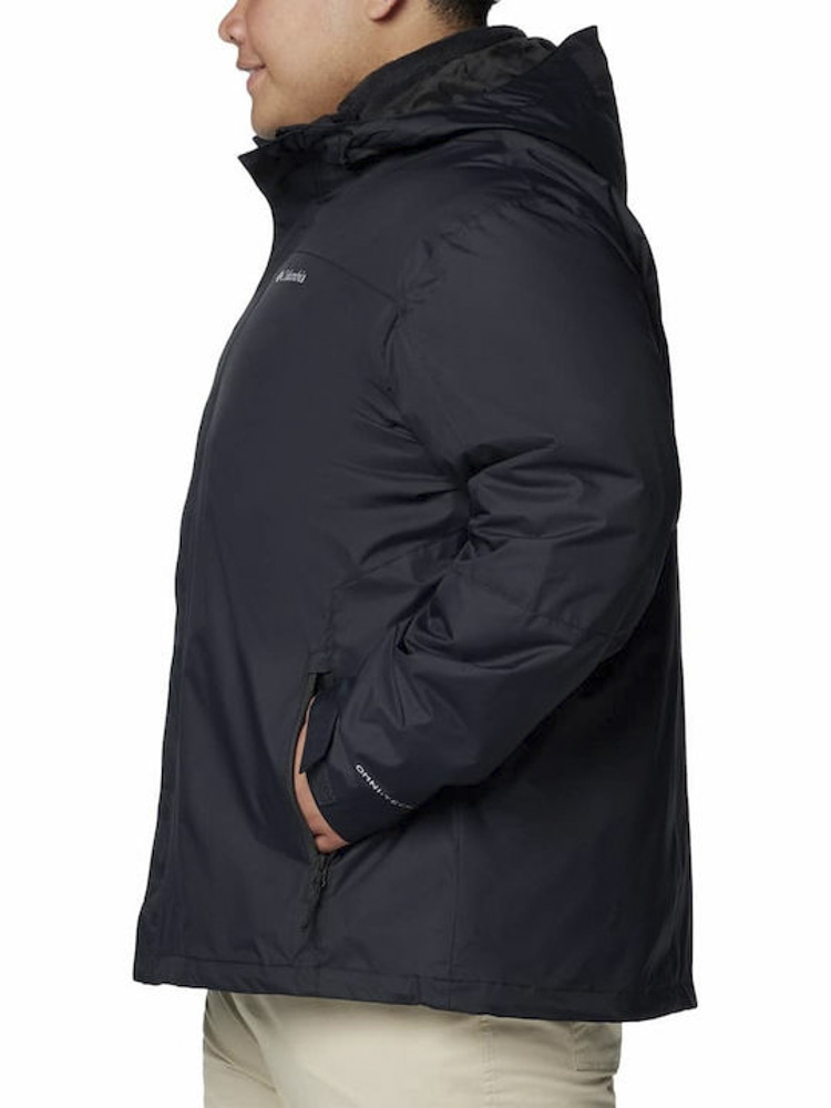 Ανδρικό Plus Size Tunnel Falls II Μπουφάν Μαύρο Columbia 2096922-010