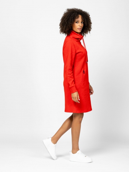 Γυναικείο Μακρυμάνικο Vanora Φόρεμα Κόκκινο Heavy Tools T12023-RED