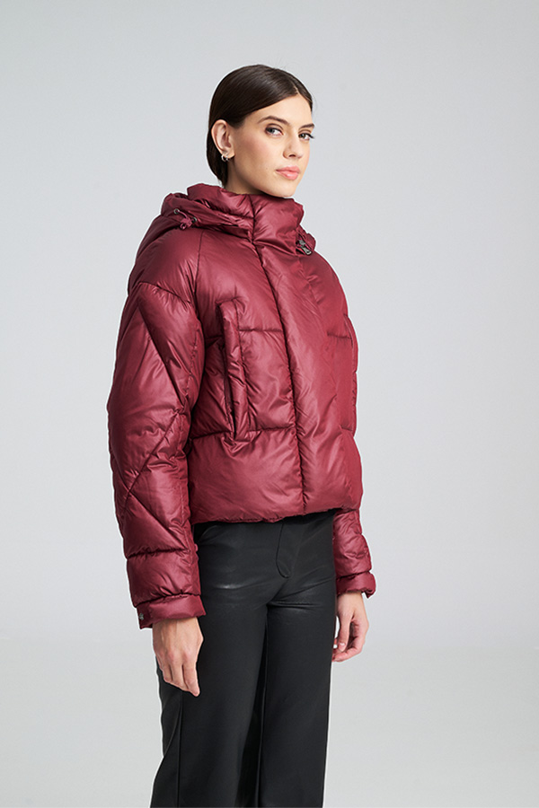 Γυναικείο Leni Puffer Μπουφάν Bordeaux Mind Matter MML25-02-06-024
