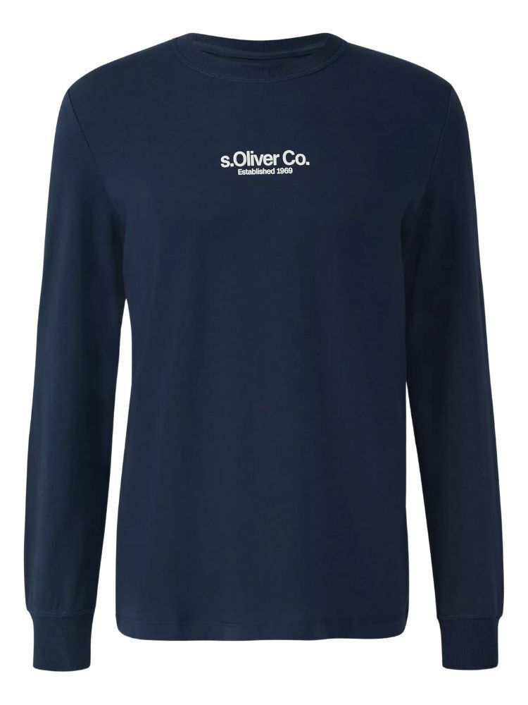 Men's Navy Blue Longsleeve T-shirt S.Oliver 2169157-59D1