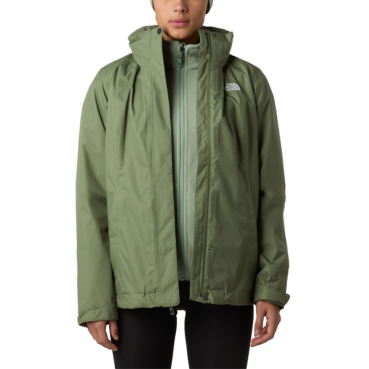 Women's Green W Evolve II Triclimate Jacket The North Face NF0A8E02-D0I1