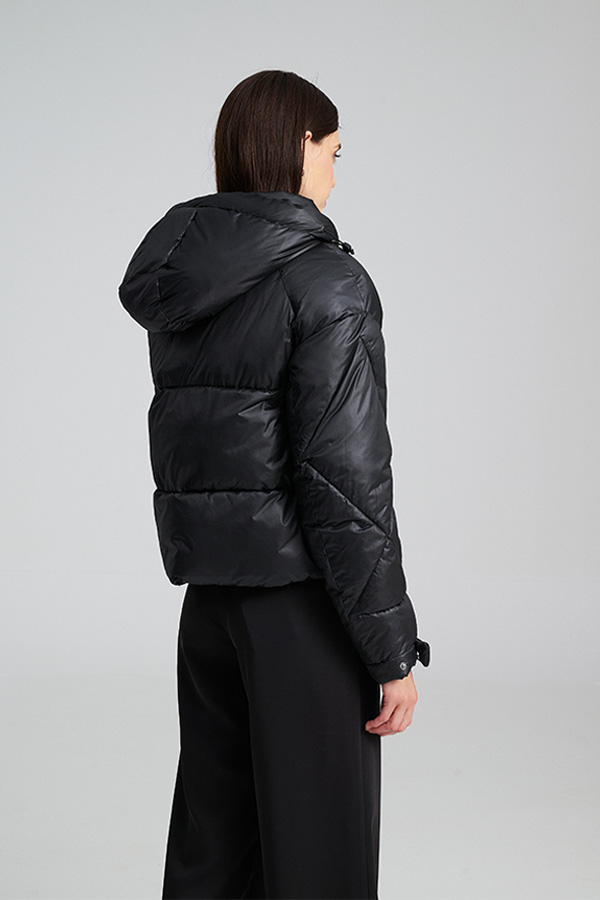 Women's Black LENI PUFFER COAT Mind Matter MML25-02-06-024