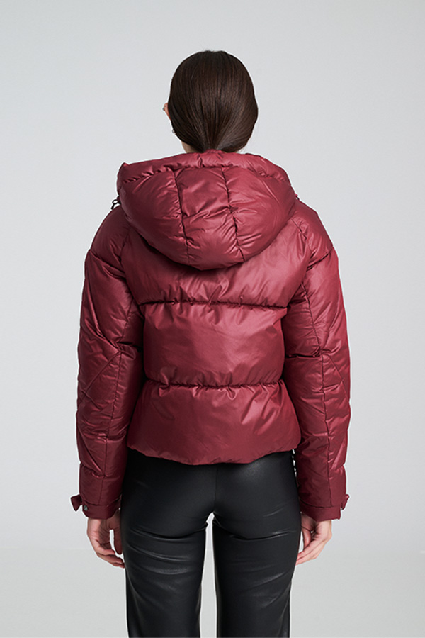 Γυναικείο Leni Puffer Μπουφάν Bordeaux Mind Matter MML25-02-06-024