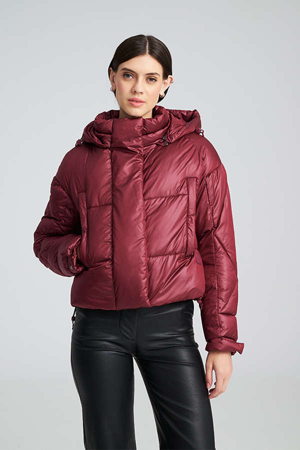 Γυναικείο Leni Puffer Μπουφάν Bordeaux Mind Matter MML25-02-06-024