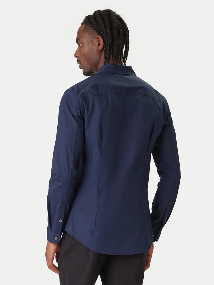 Men's Navy Blue Tjm Original Stretch Shirt Tommy Jeans DM0DM04405-002